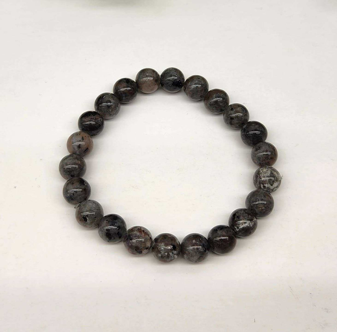 Yooperlite Round Bead Bracelet for Illumination &amp; Awakening