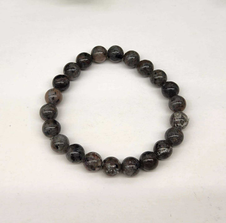 Yooperlite Round Bead Bracelet for Illumination &amp; Awakening