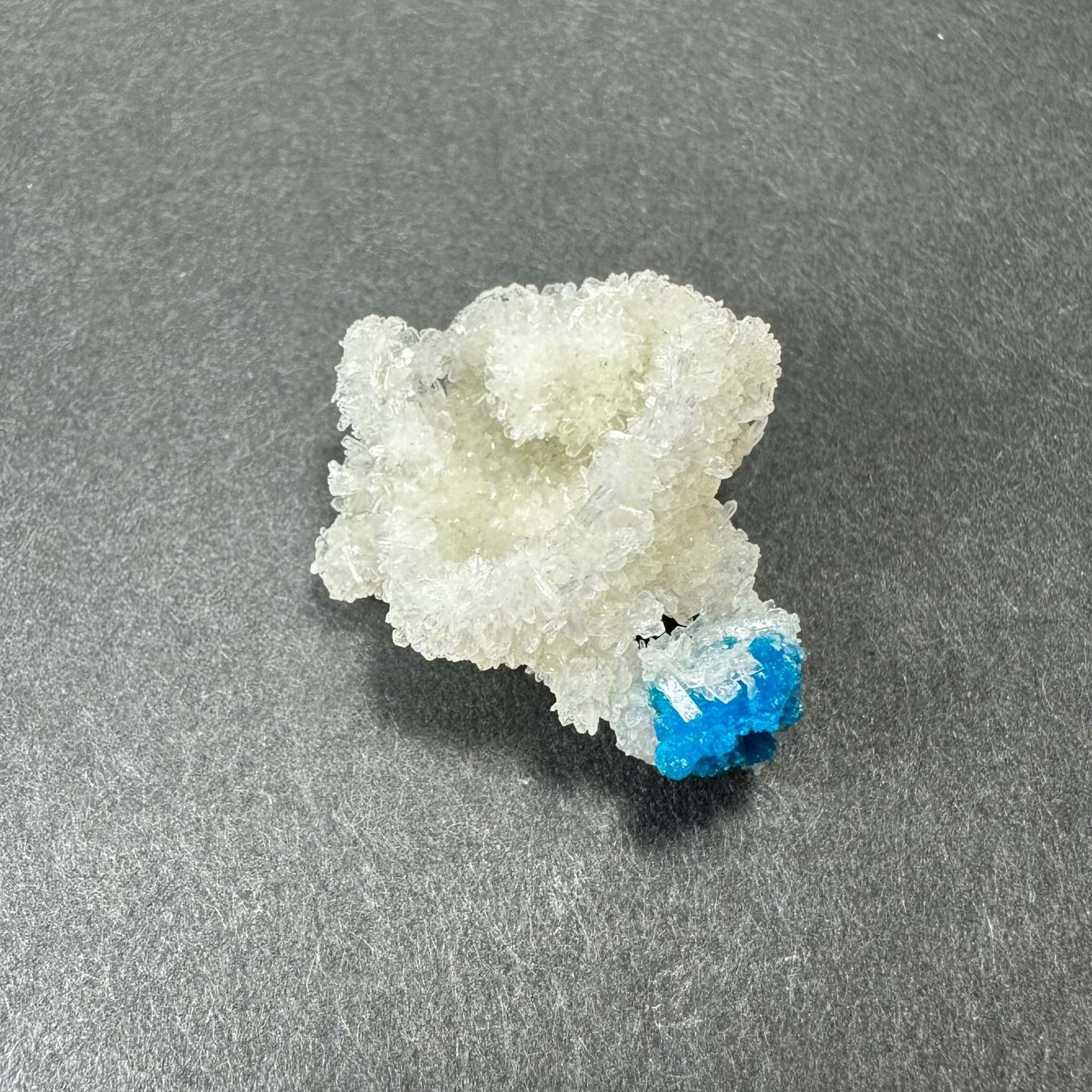 Cavansite Ball 'Floaters' on Stilbite SM from Maharashtra, Pune, India