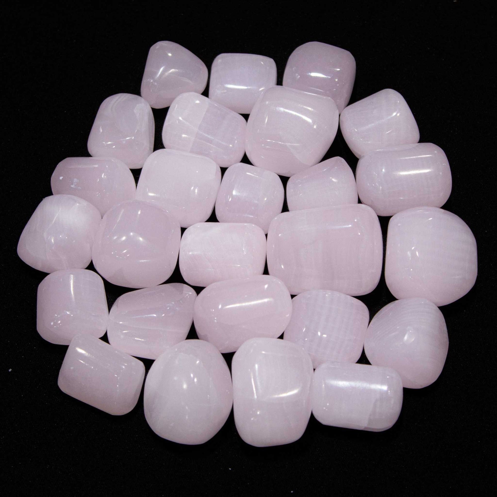 Pink Mangano Calcite Tumbled Pocket Stone