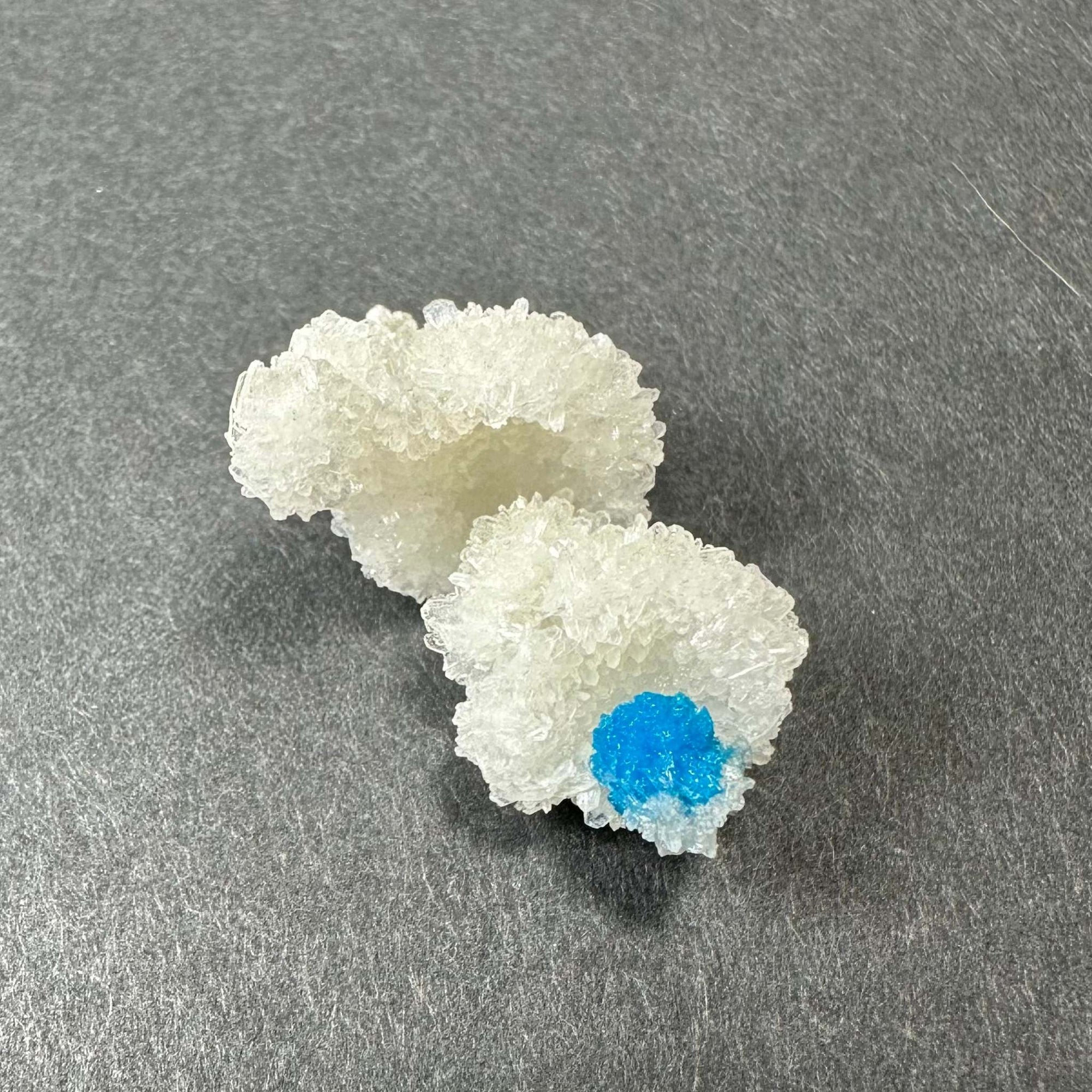 Cavansite Ball 'Floaters' on Stilbite SM from Maharashtra, Pune, India