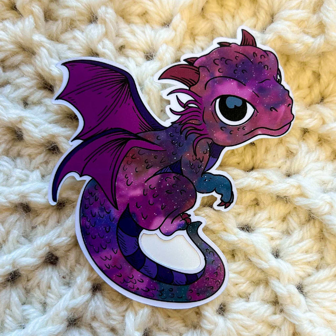 Galaxy Dragon Vinyl Sticker