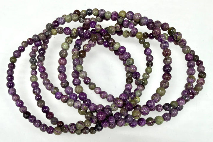 Atlantisite Round Bead Bracelet 4mm - Ancient Awakening