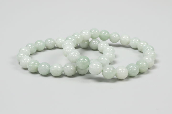 Burma Jade Jadeite Round Bead Bracelet 10mm - Ancient Harmony