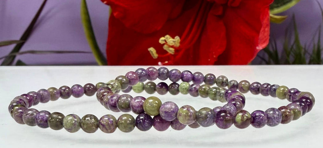 Atlantisite Round Bead Bracelet 4mm - Ancient Awakening