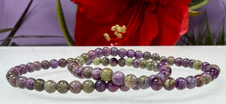 Atlantisite Round Bead Bracelet 4mm - Ancient Awakening