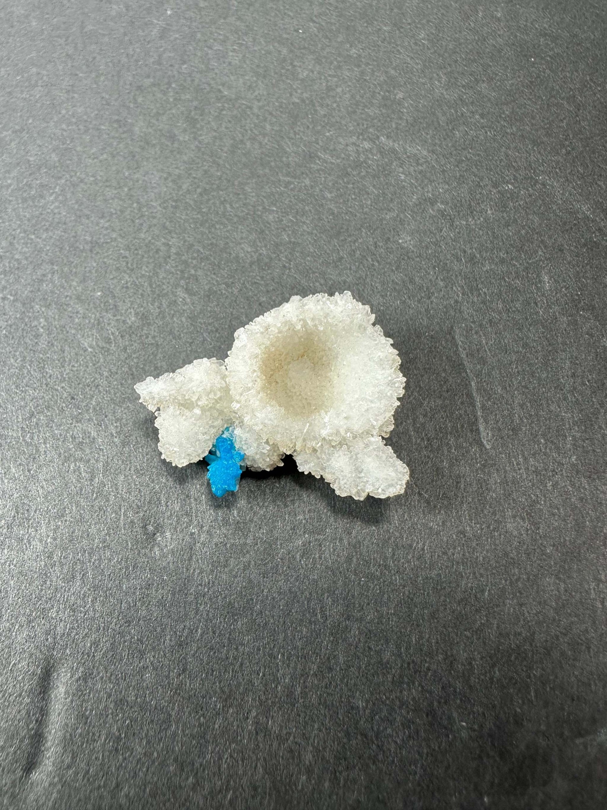 Cavansite Ball 'Floaters' on Stilbite SM from Maharashtra, Pune, India