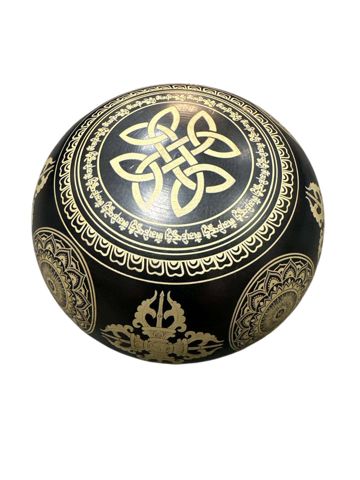 Tibetan Antique Laser Carved Singing Bowl