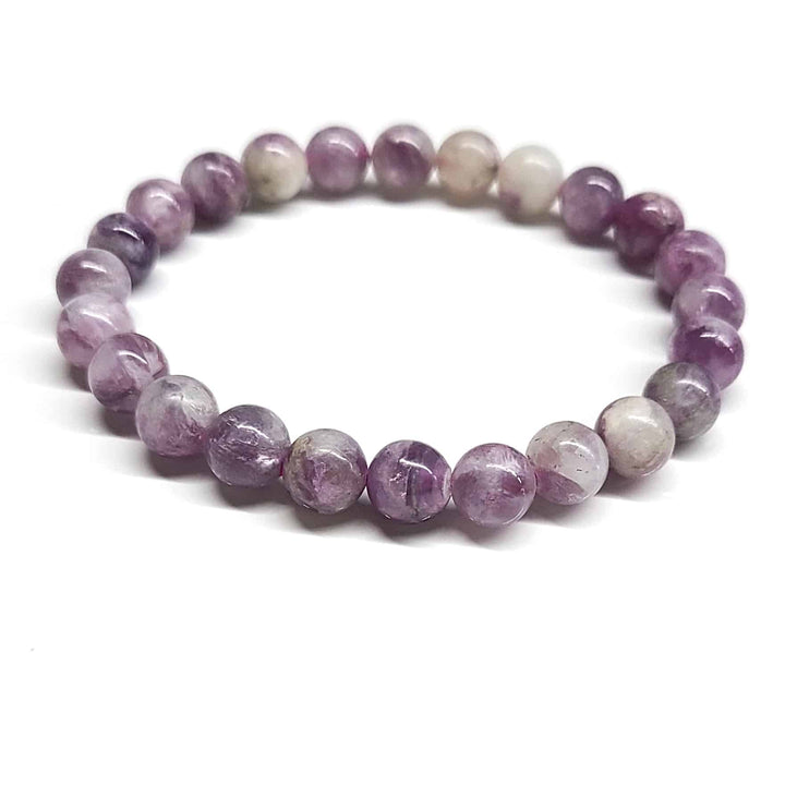 Unicorn Stone Round Bead Bracelet 8mm - Gentle Transformation