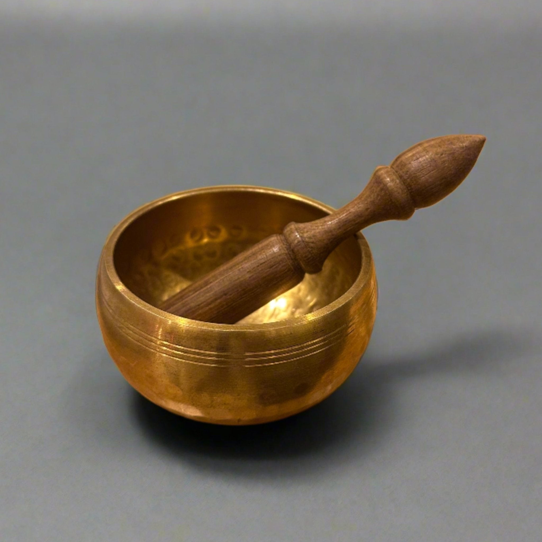 3.5" Singing Bowl - Gold - Sacred Crystals Instruments