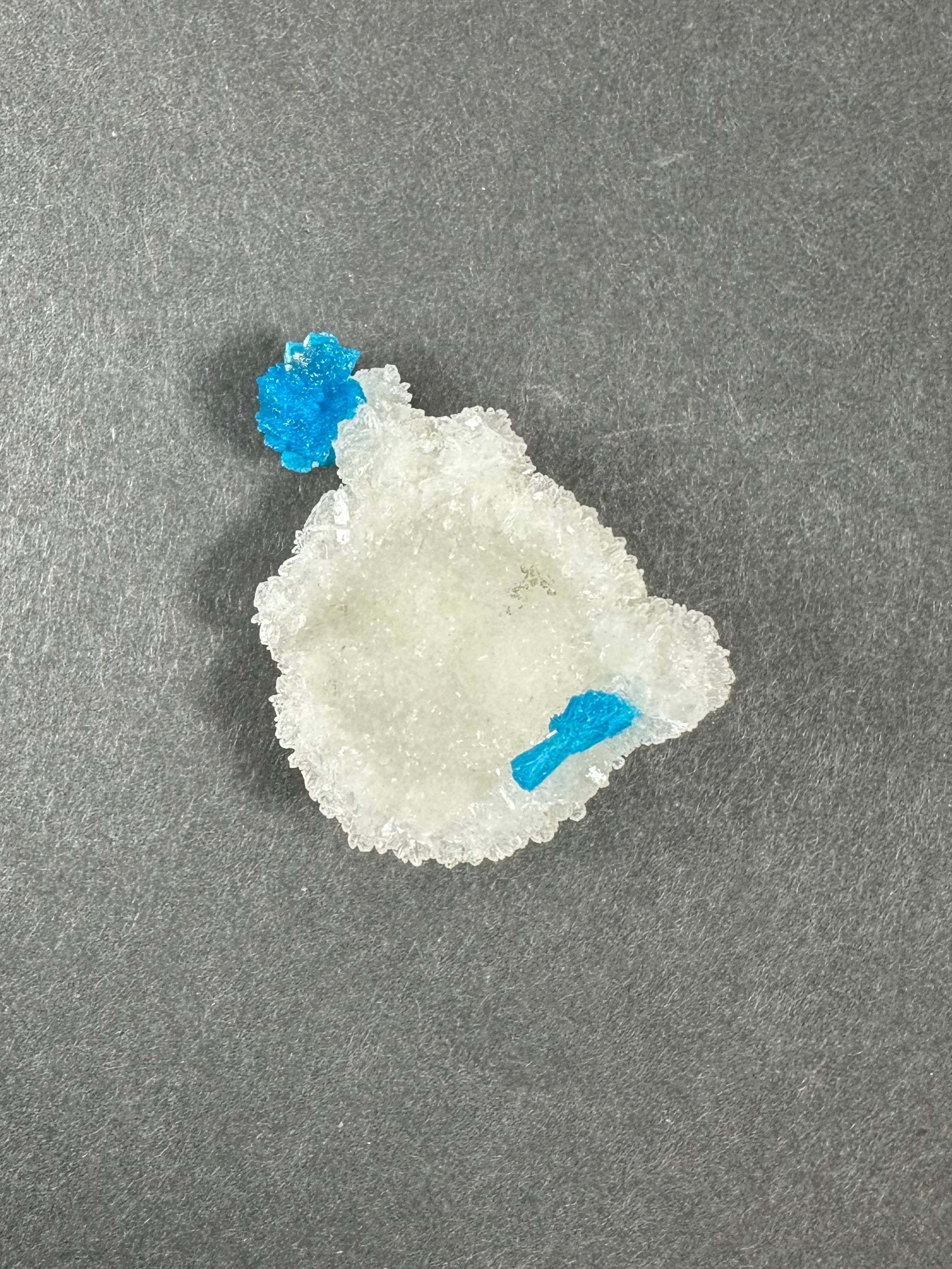 Cavansite Ball 'Floaters' on Stilbite SM from Maharashtra, Pune, India