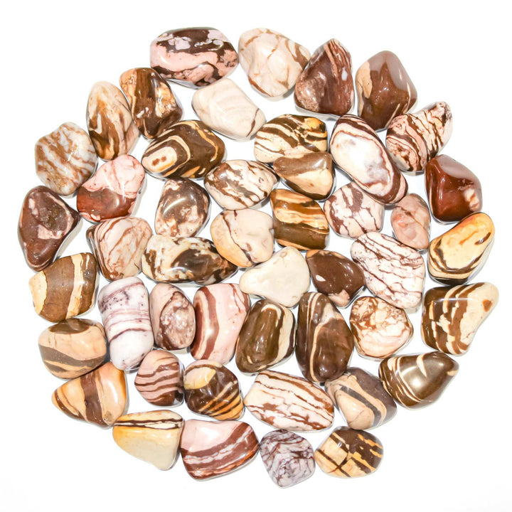 Red Zebra Jasper Tumbled Pocket Stone