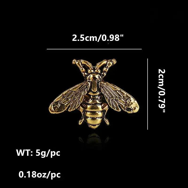 Retro Golden Bee Brooch