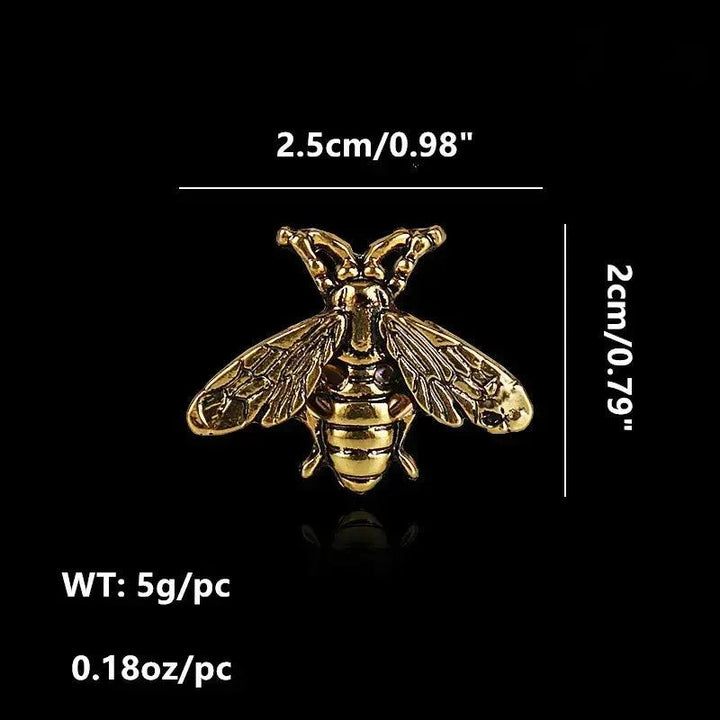 Retro Golden Bee Brooch