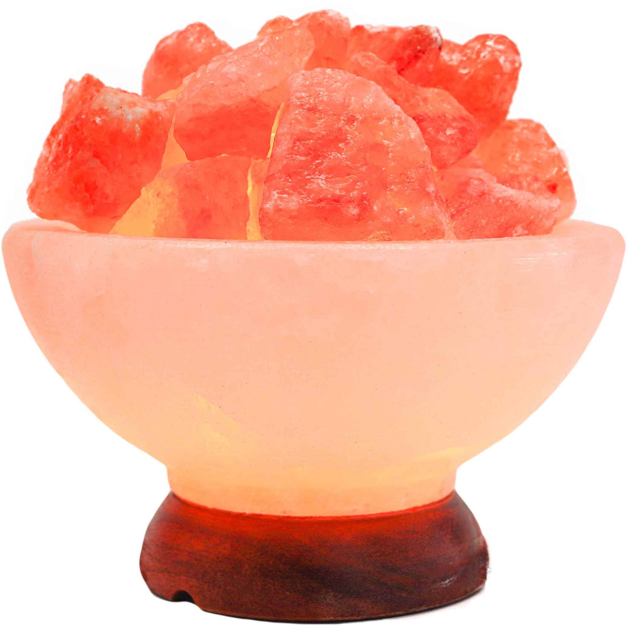 Himalayan Salt &quot;Fire On Ice&quot; Abundance Bowl 7&quot;