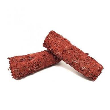 4" Red Mountain Sage Smudge - Sacred Crystals Smudge Sticks