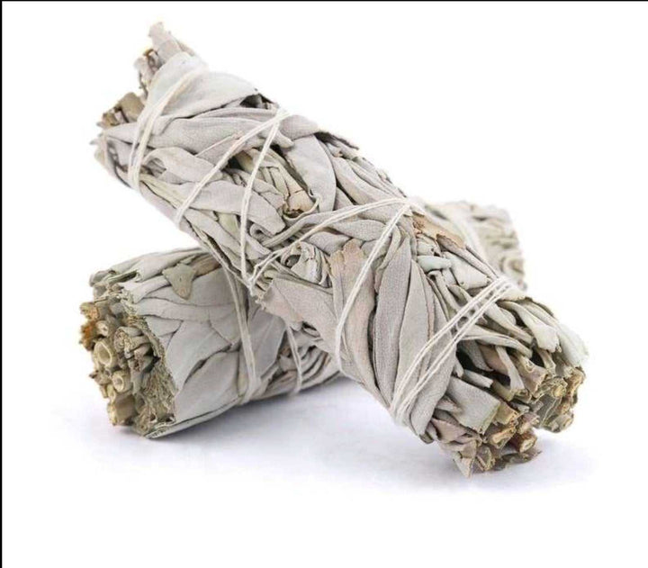 4" White Sage - Sacred Crystals Smudge Sticks