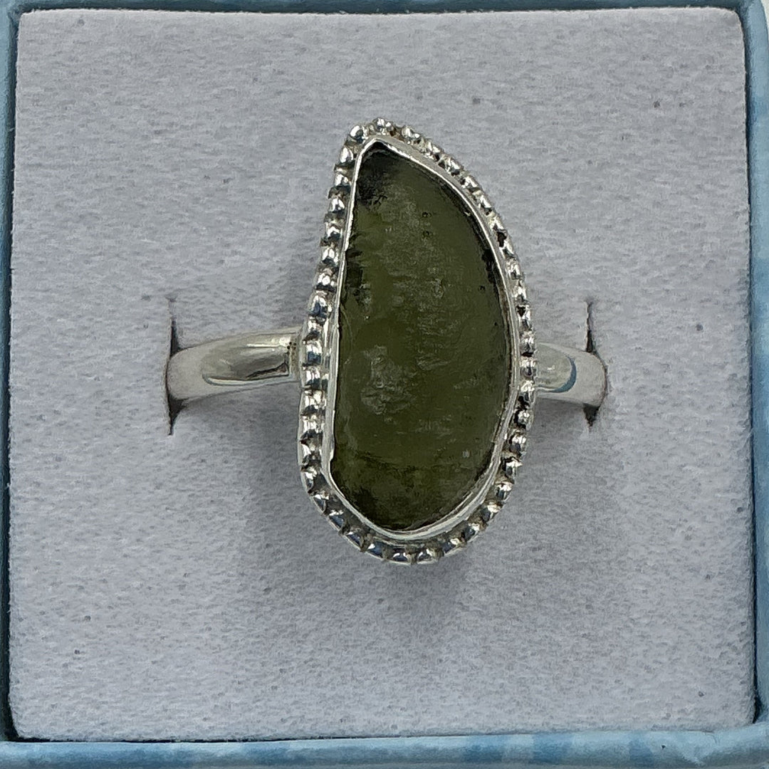 Moldavite Ring
