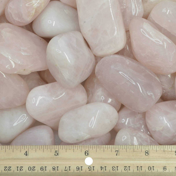 Brazilian Rose Quartz Palm Stone