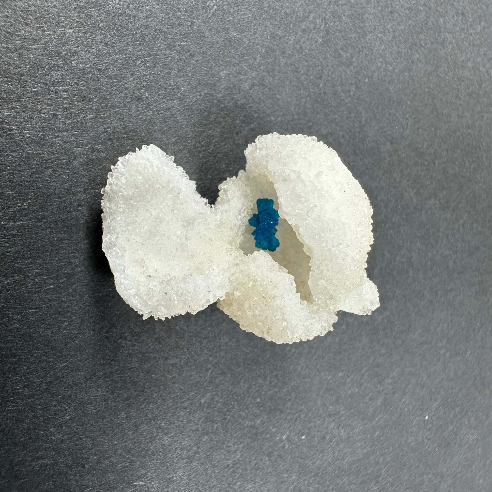 Cavansite Ball 'Floaters' on Stilbite SM from Maharashtra, Pune, India