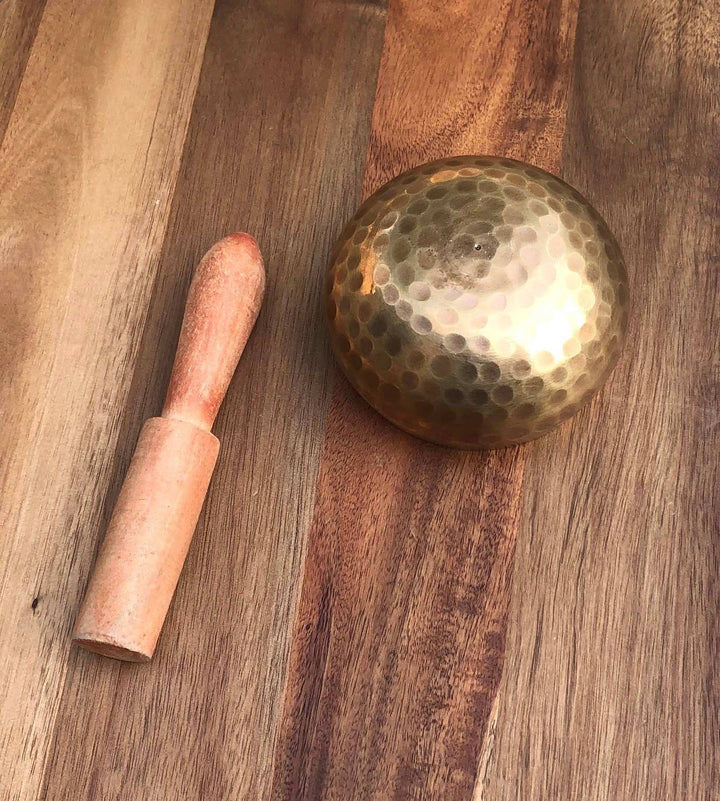 Handmade Tibetan Singing Bowl with Carrying Case