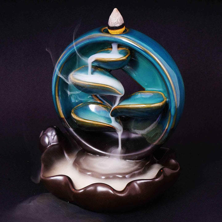 Round Ceramic Back Flow Burner