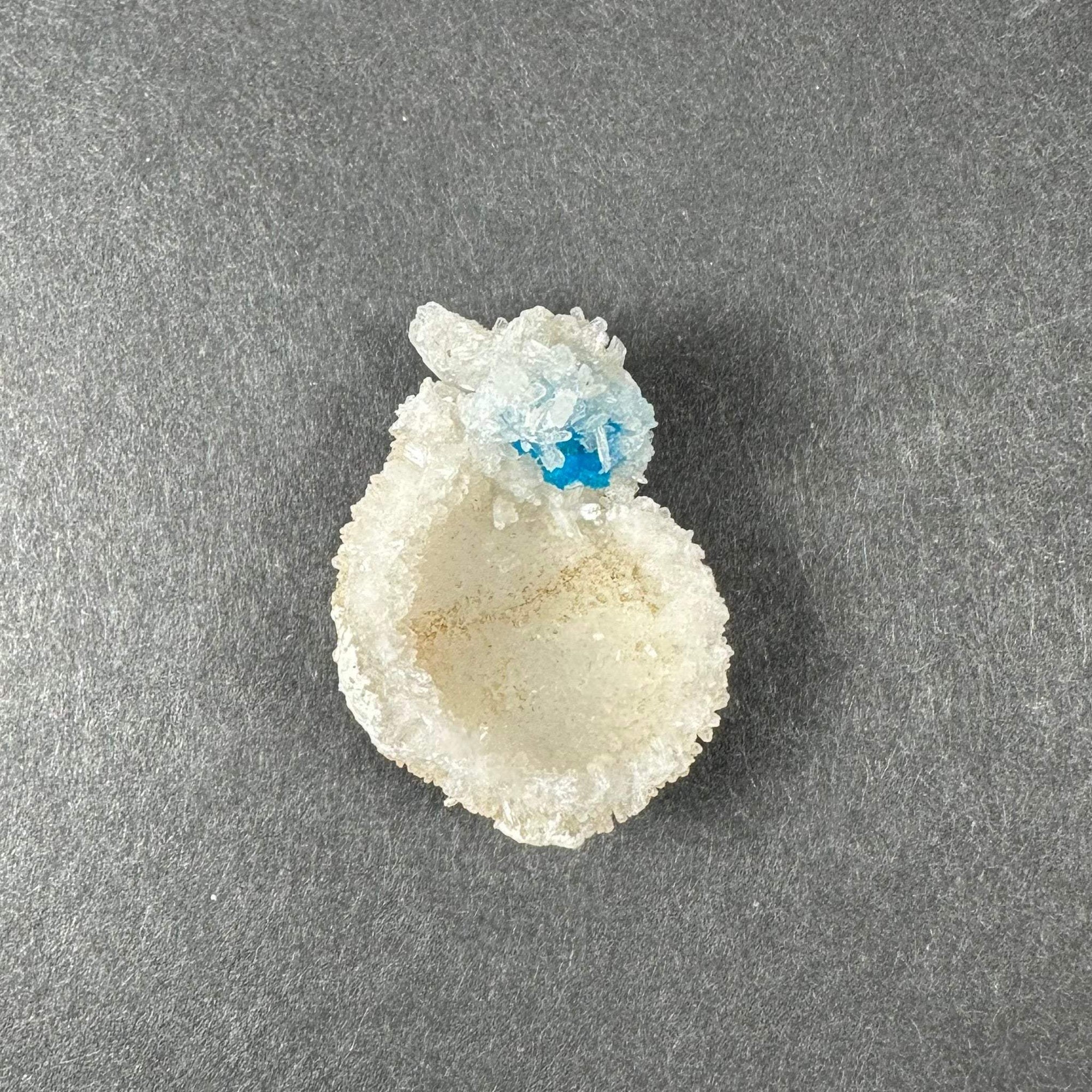Cavansite Ball 'Floaters' on Stilbite SM from Maharashtra, Pune, India