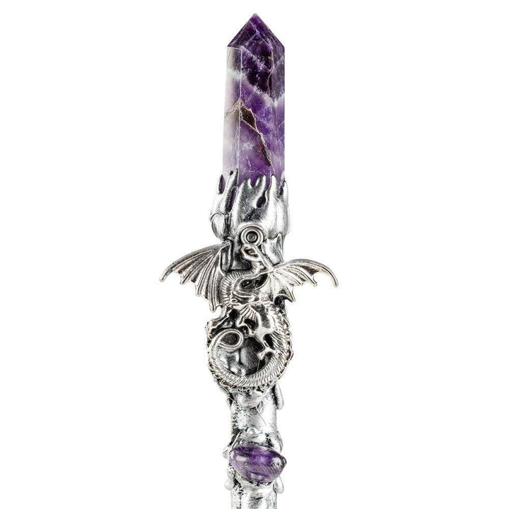 Dragon Wand with Amethyst
