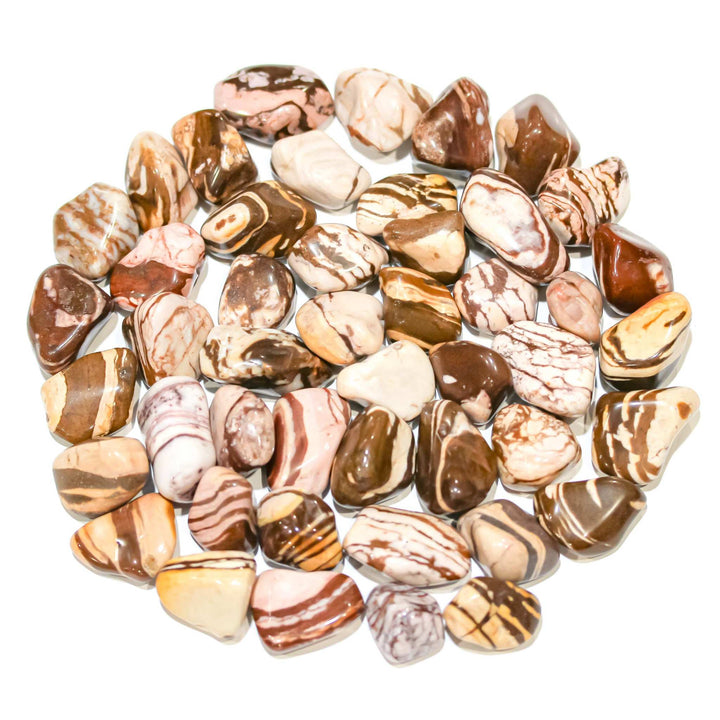 Red Zebra Jasper Tumbled Pocket Stone