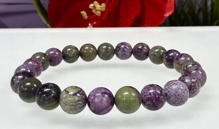 Atlantisite Round Bead Bracelet 8mm - Ancient Awakening