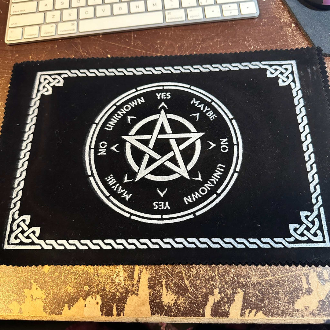 Celtic Pentagram Pendulum Mat 8"x12"