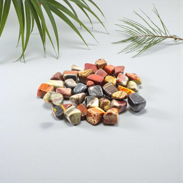 Poppy Jasper Tumbled Pocket Stone