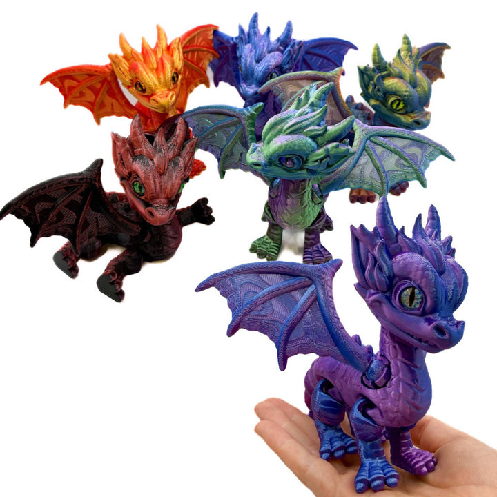 3D Printed Dragon Figure