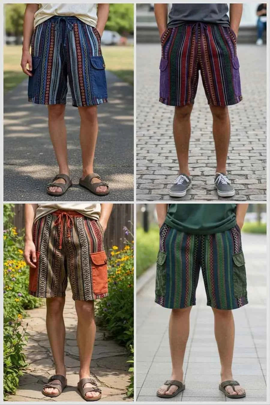Cotton Baja Cargo Shorts
