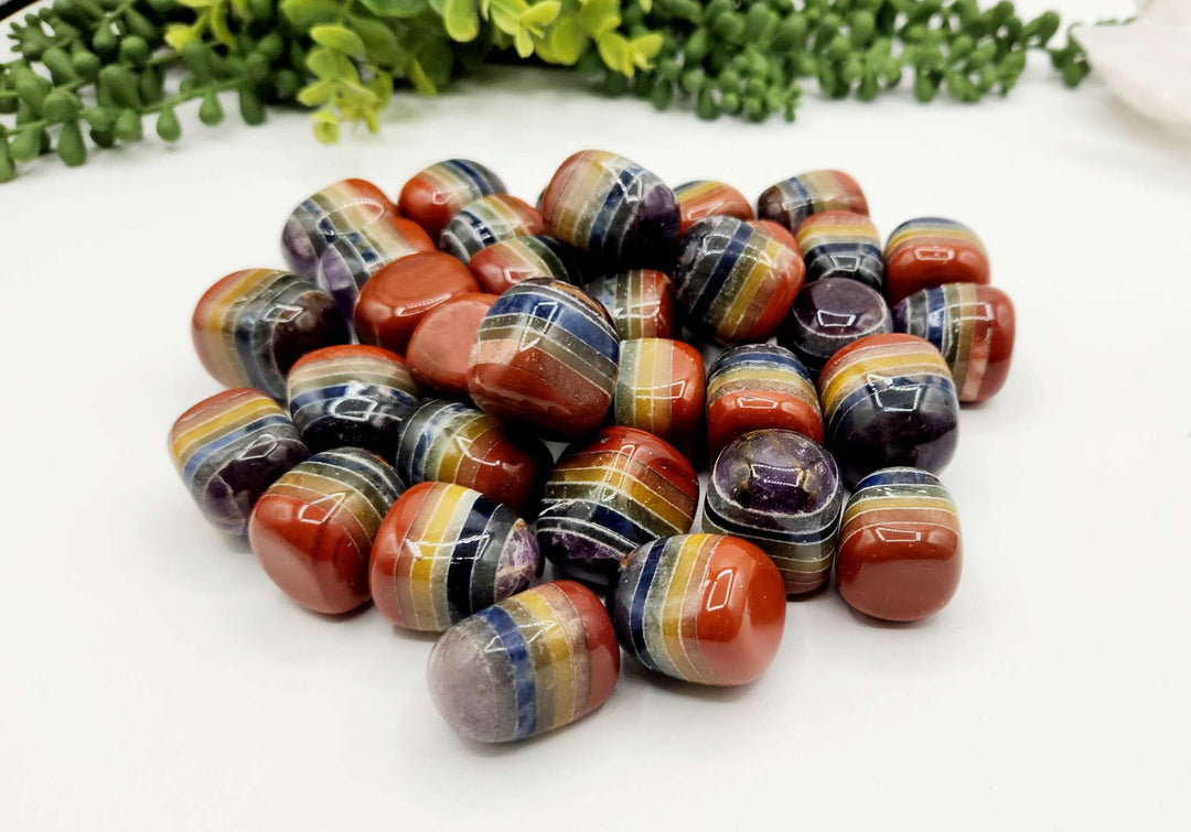 Seven Chakra Tumble Stone