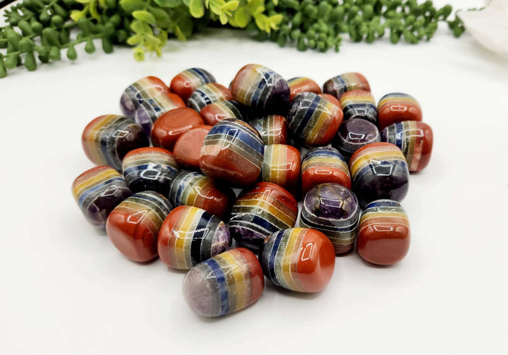 Seven Chakra Tumble Stone