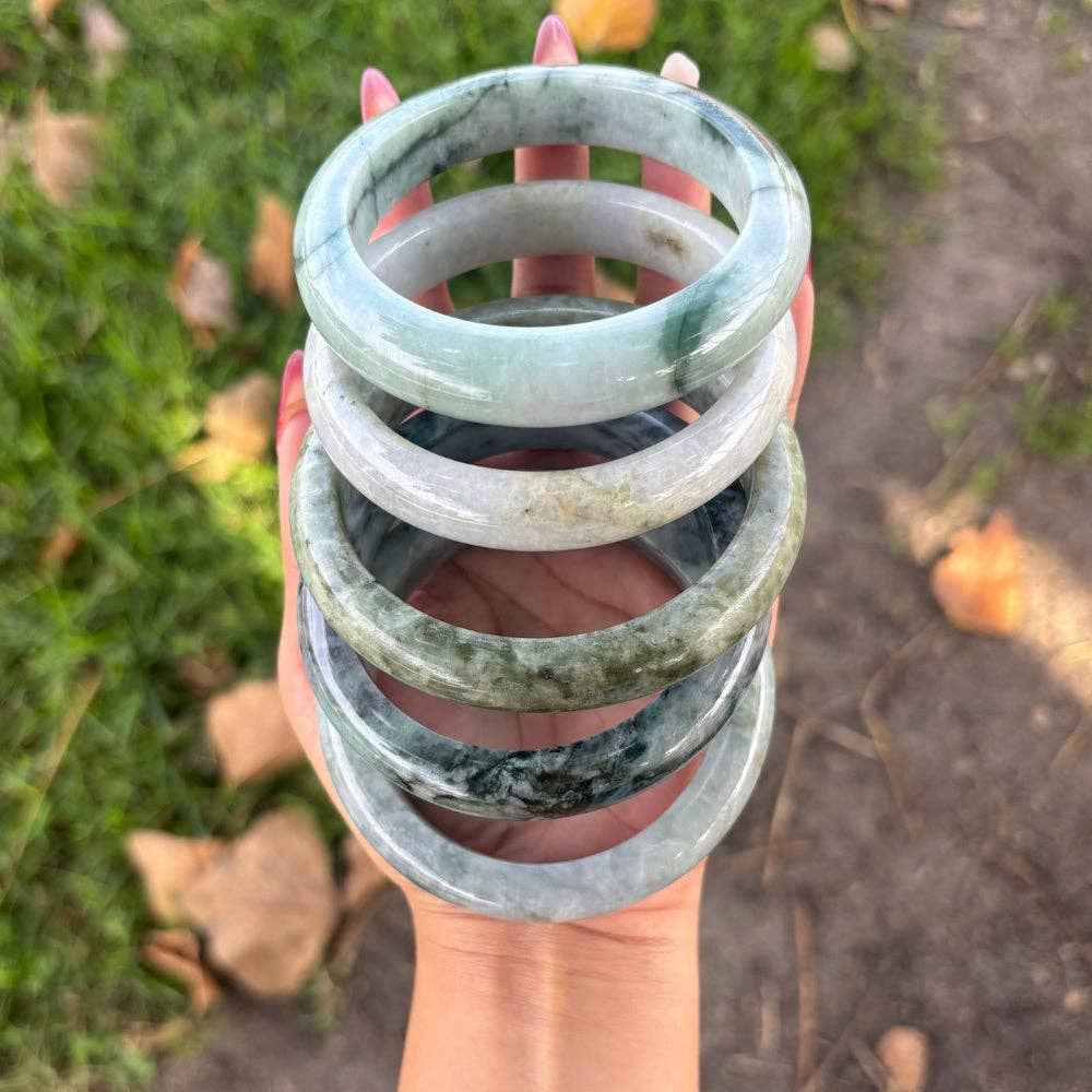 Burmese Jade Bangle - 14mm