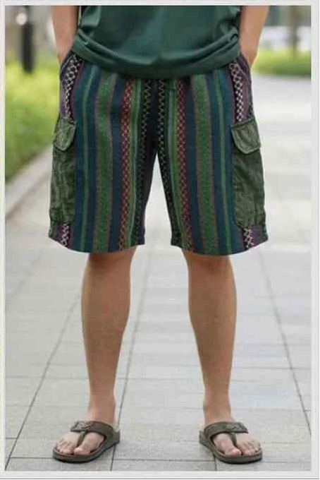 Cotton Baja Cargo Shorts