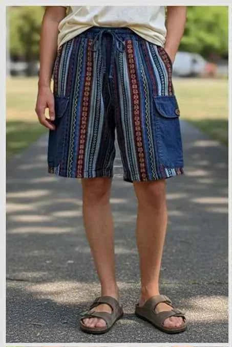 Cotton Baja Cargo Shorts