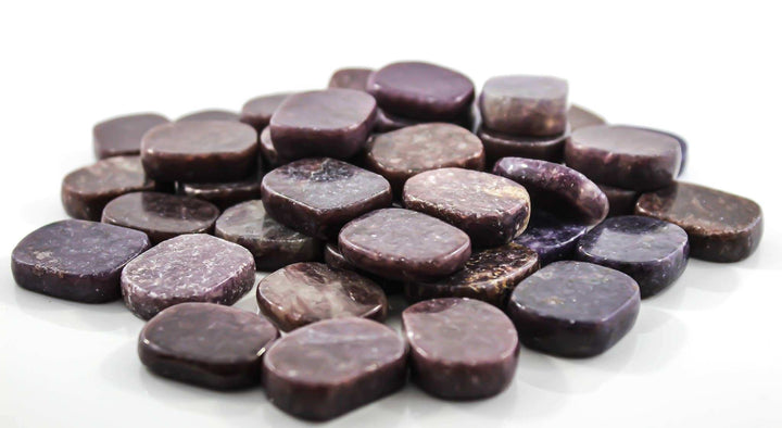 Lepidolite Medallion Tumbled Pocket Stone