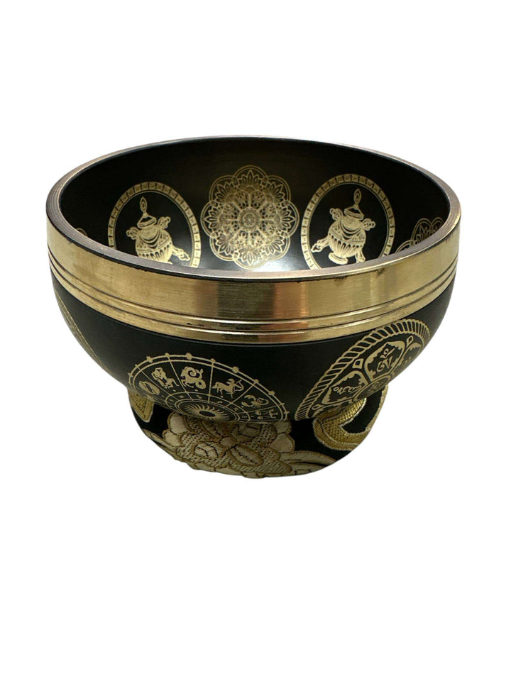 Tibetan Antique Laser Carved Singing Bowl