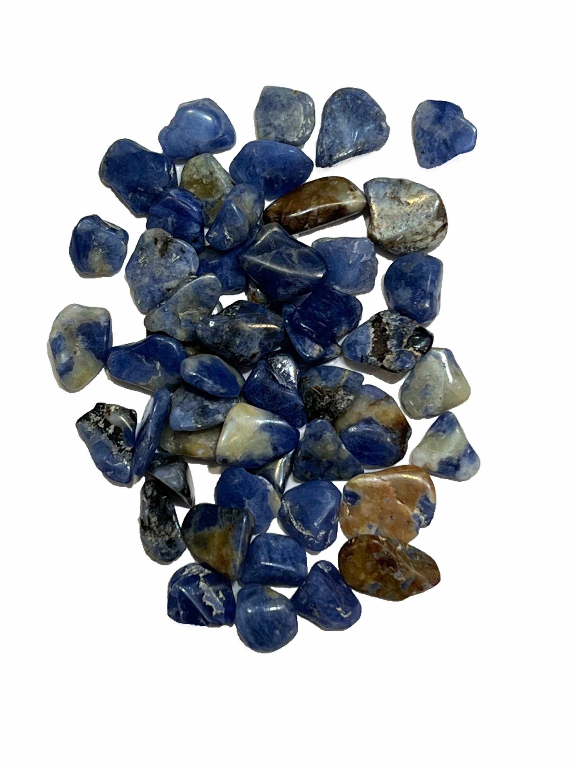 Sodalite Tumbled Chips (Mini 0.25"), Tumbled Stones, Rocks & Fossils