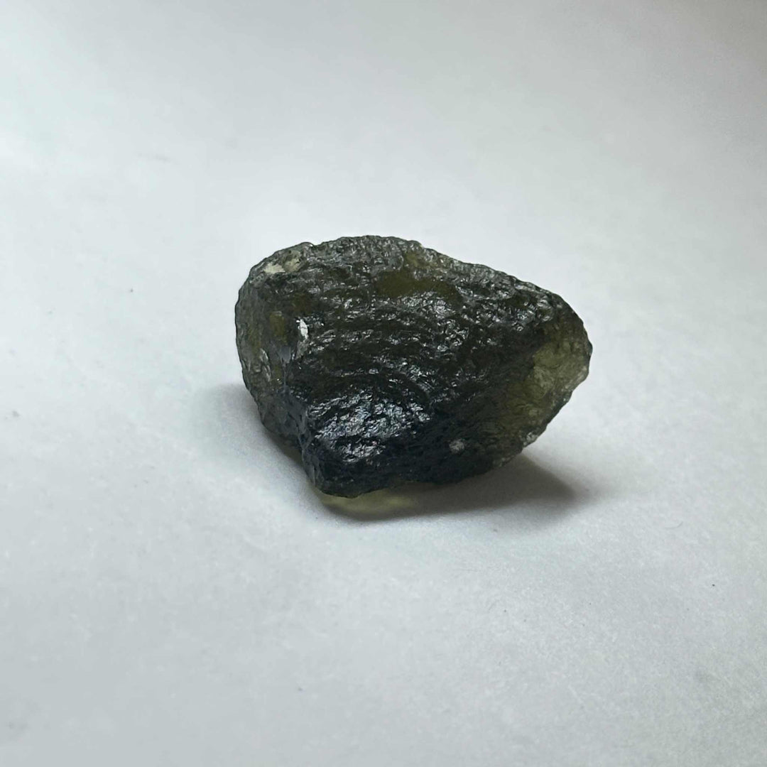 Moldavite 5.056 grams raw green tektite stone for spiritual development and chakra healing