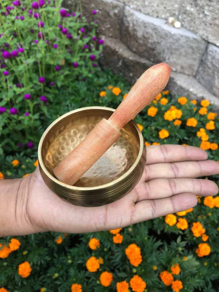 Handmade Tibetan Singing Bowl with Carrying Case