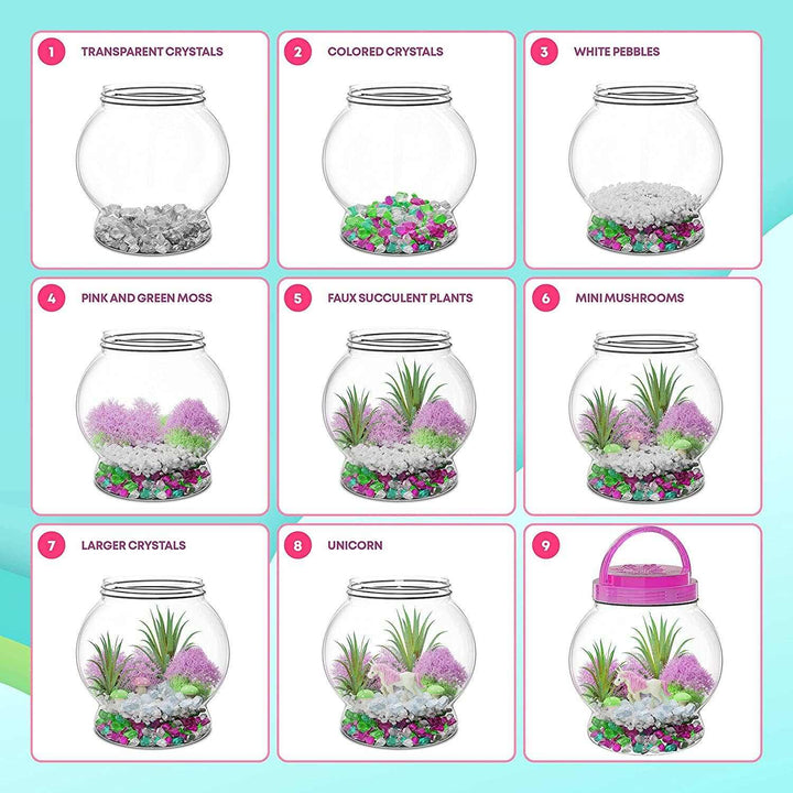 Light-Up Unicorn Terrarium Kit
