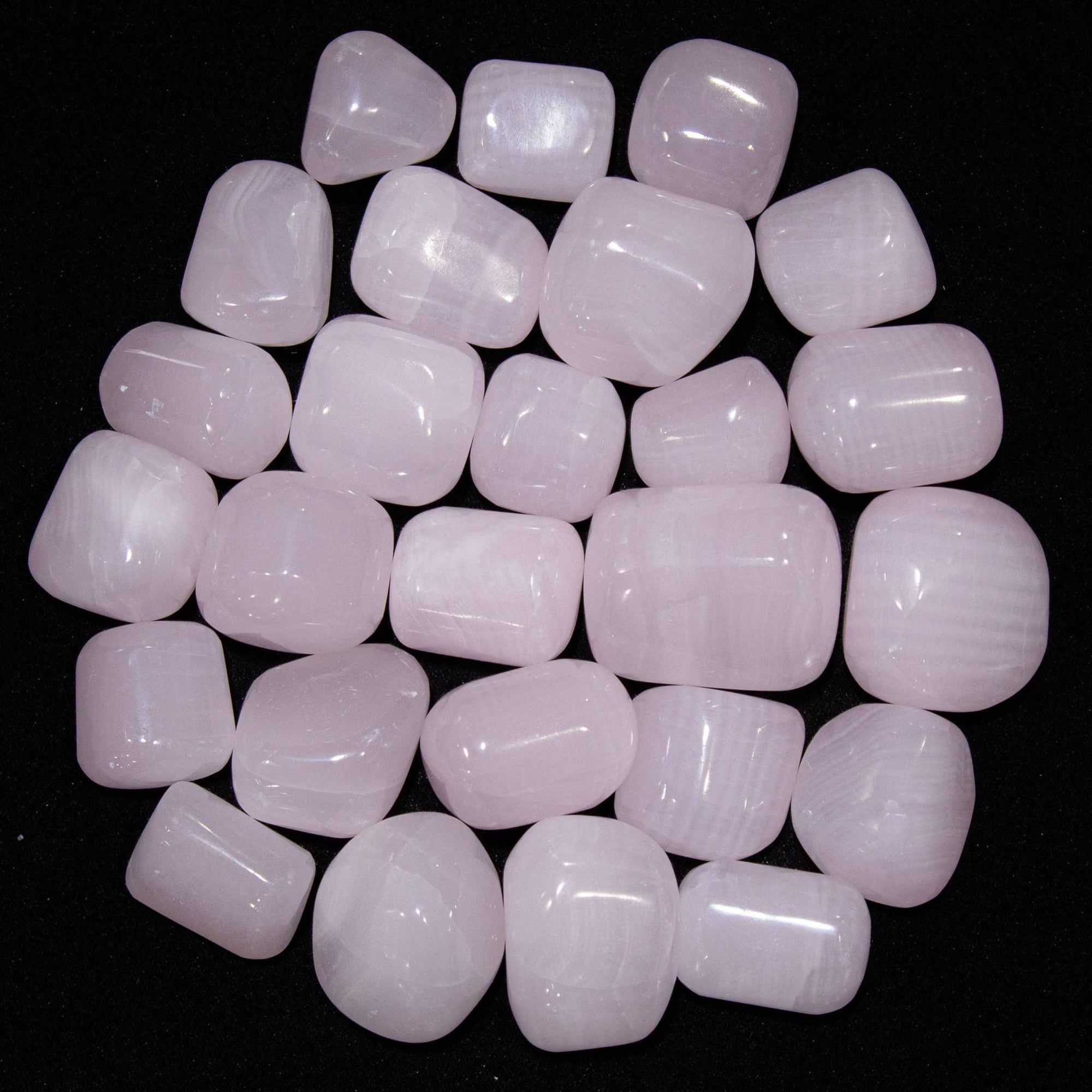 Pink Mangano Calcite Tumbled Pocket Stone