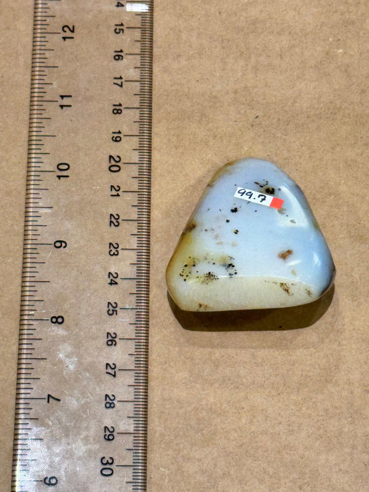 Seaweed Agate Freeform Palm Size Desk Piece