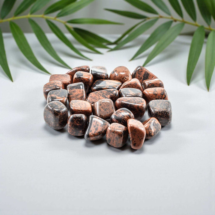 Mahogany Obsidian Tumbled Pocket Stone
