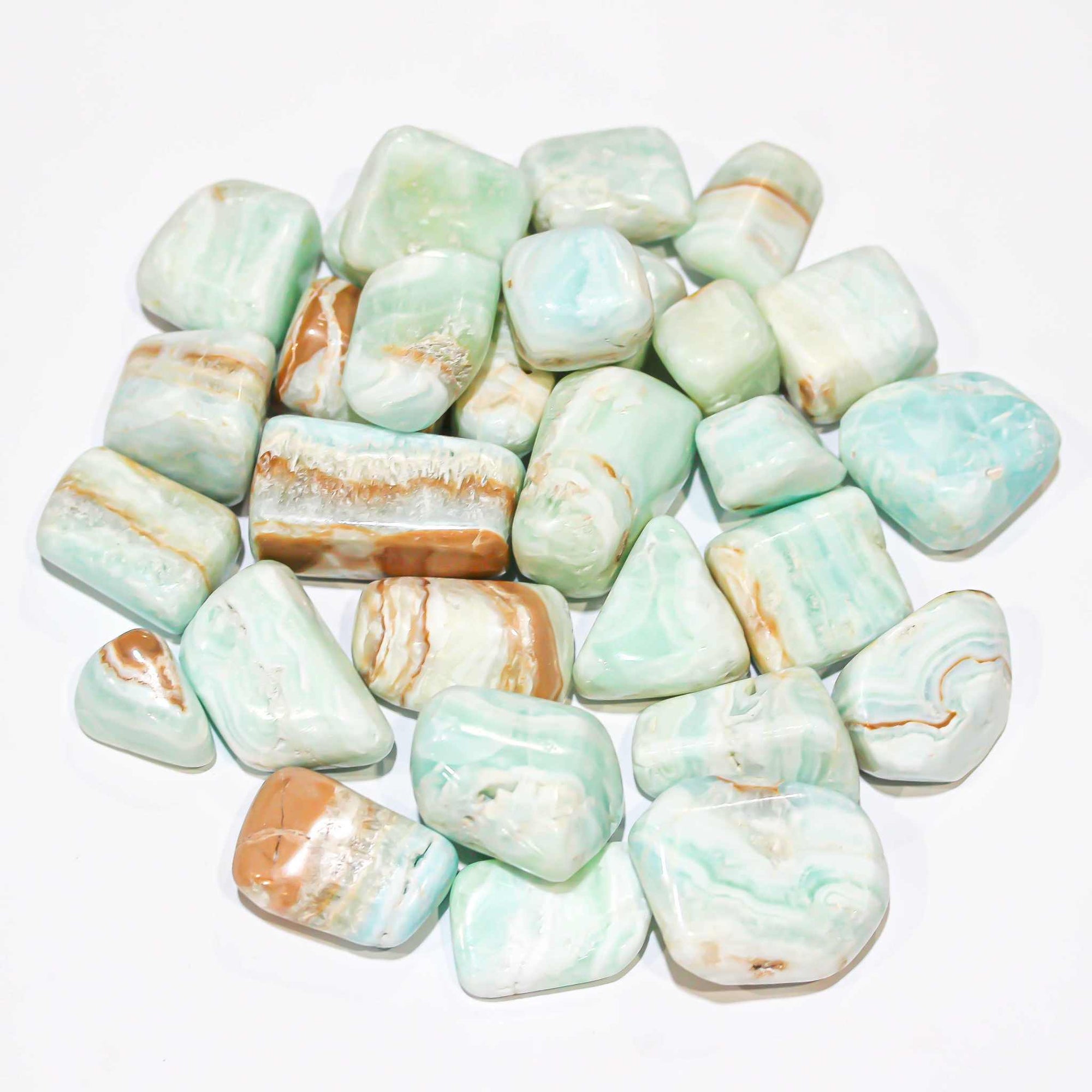 Caribbean Calcite Tumbled Pocket Stone