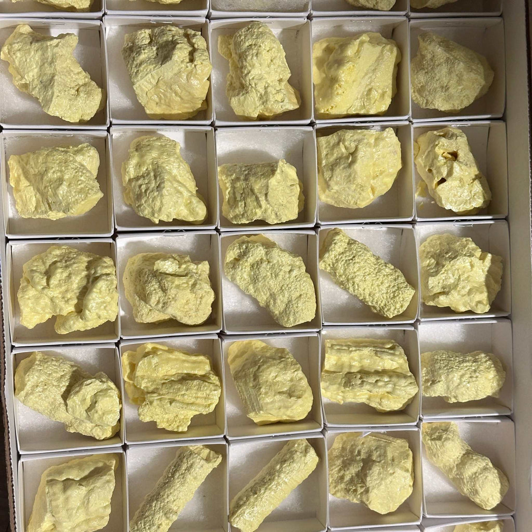 Sulfur Stalactite Formation - Specimen from Louisiana